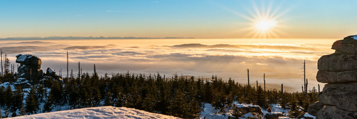1086 Dreisessel über den Wolken