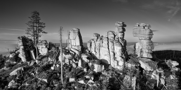 1254 Bayerwaldsteine Sommer 2024 SW